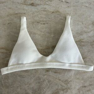 White waffle bikini top!